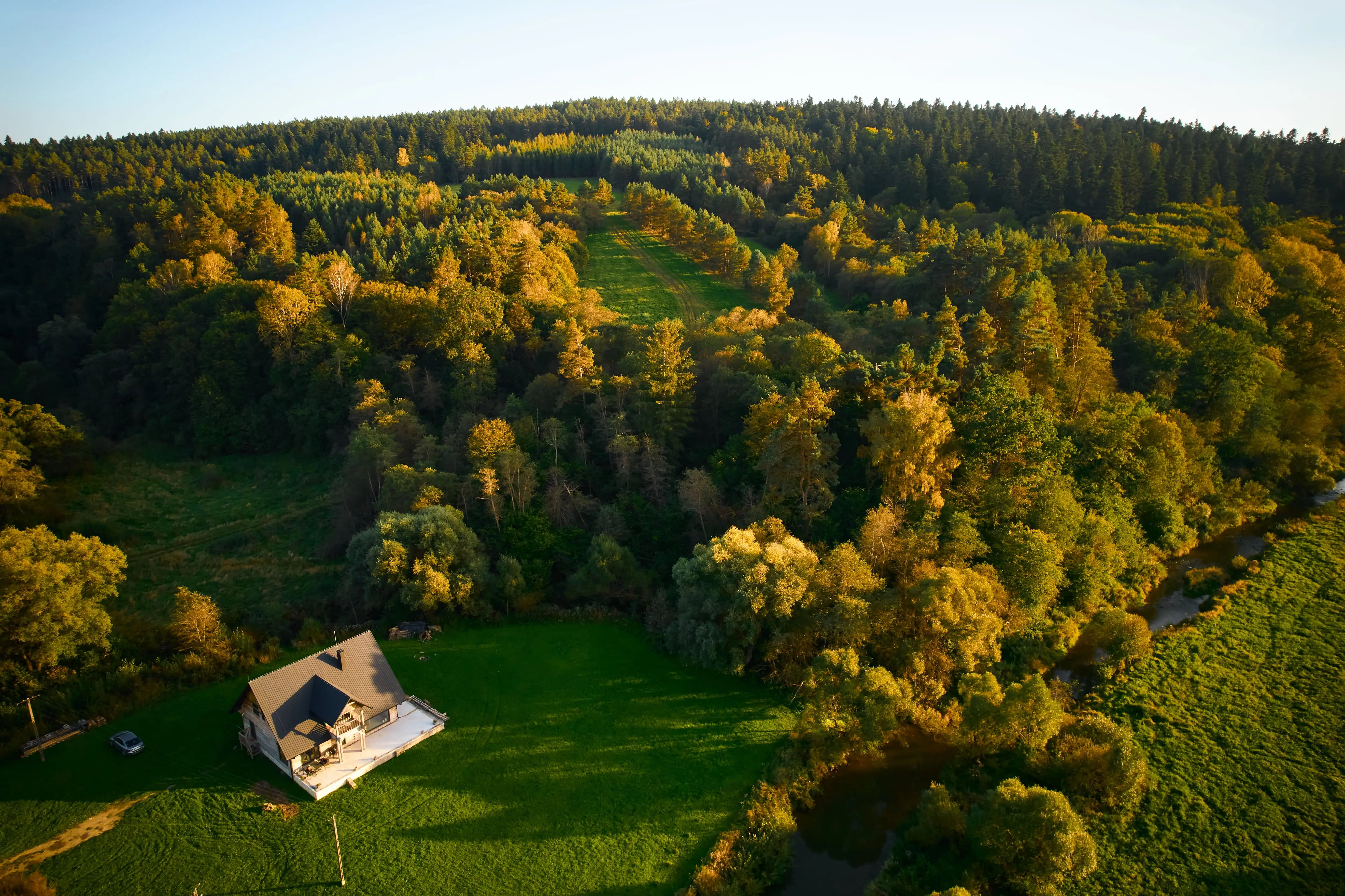 Przystanek Grąziowa - panorama na okolicę
